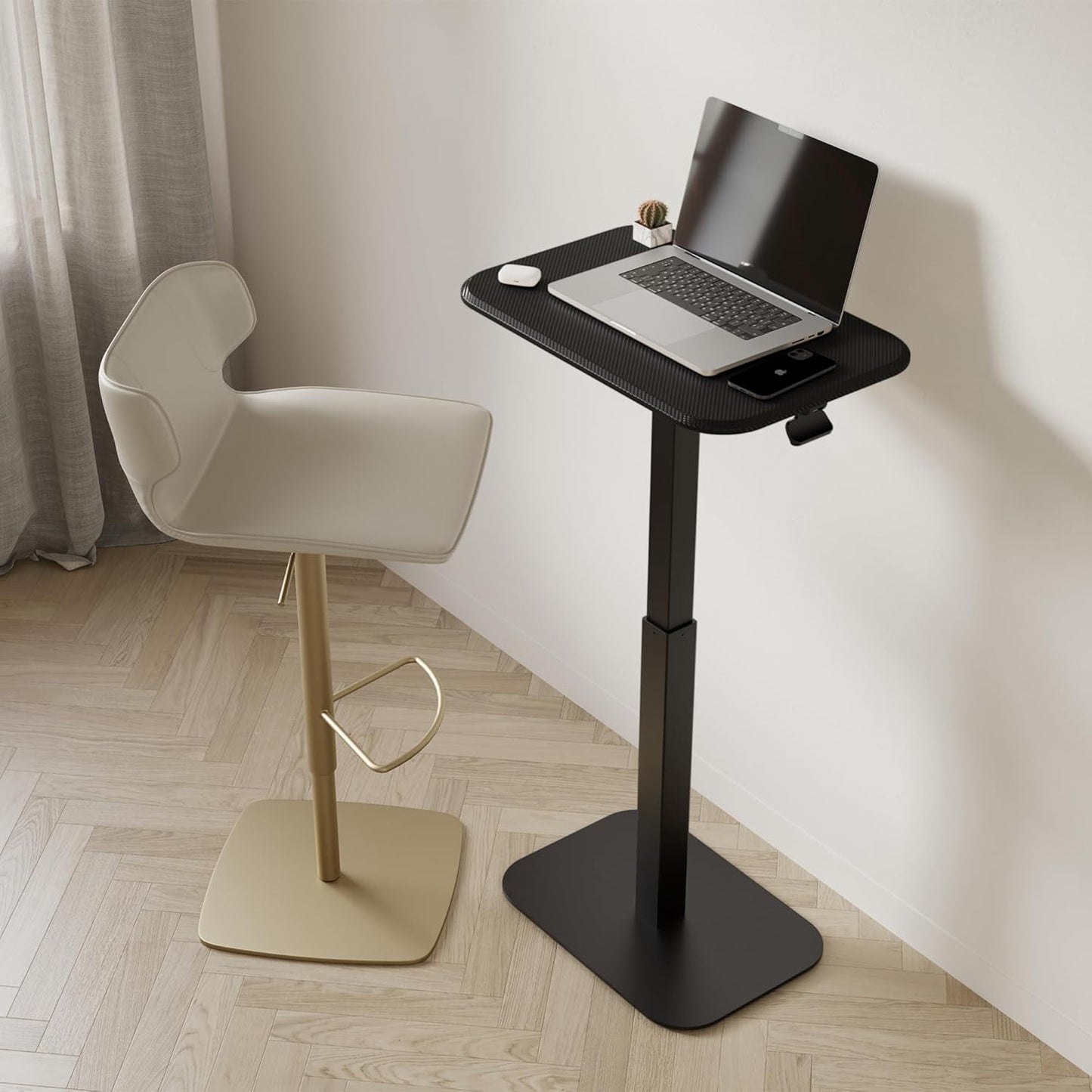ERGOHOME™ ELEVANCE TABLE™- (Black Base Carbon Black Top)