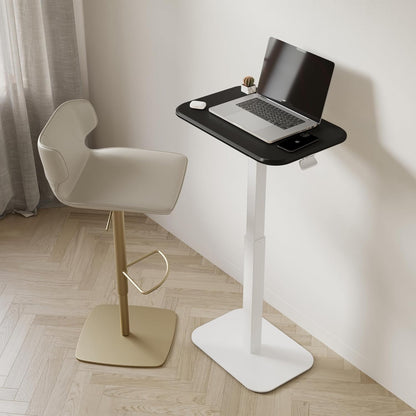 Ergohome™ ELEVANCE Table™- (White Base Carbon Top)