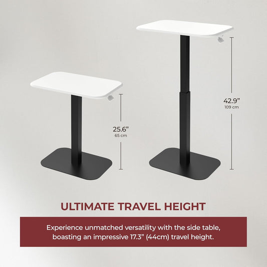 Ergohome™ ELEVANCE Table™- (Black Base Cloud Top)