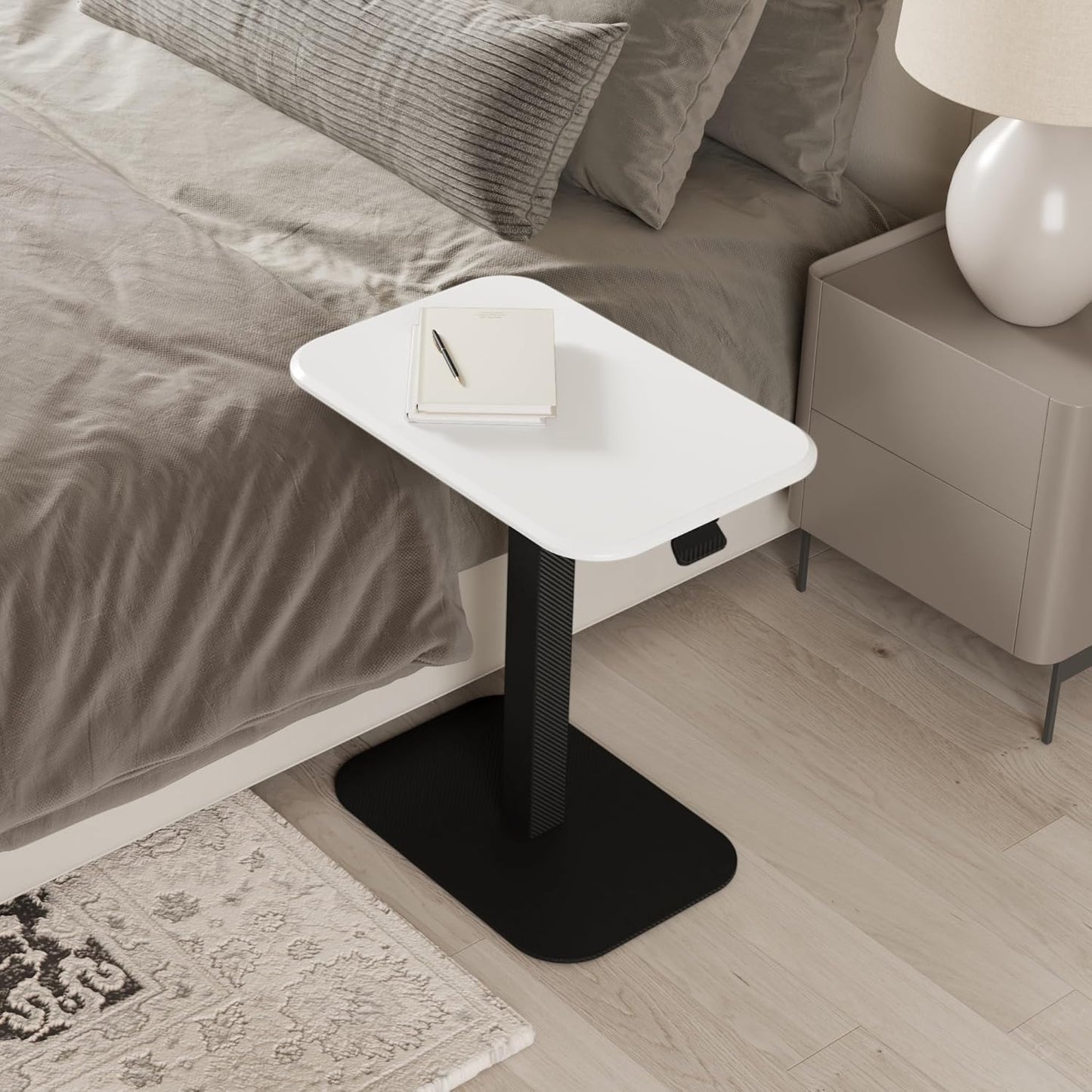 Ergohome™ ELEVANCE Table™- (Black Base Cloud Top)