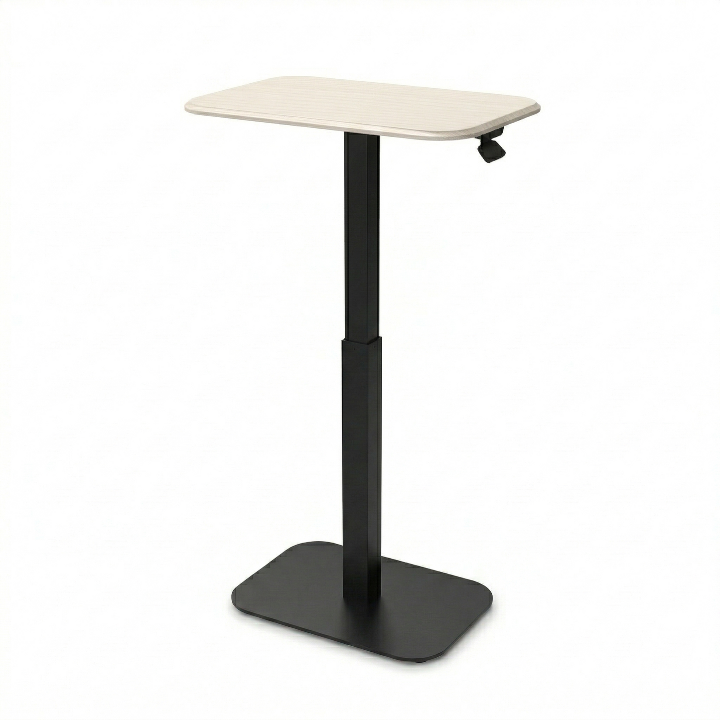 Ergohome™ ELEVANCE Table™ - (Black Base, Washed Oak Top)