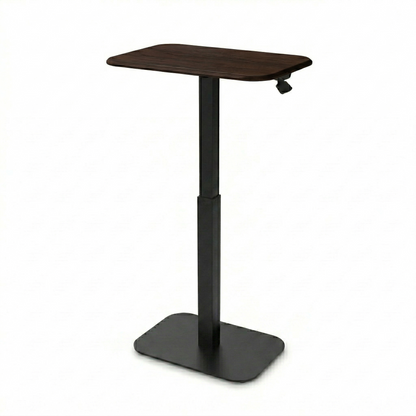 Ergohome™ ELEVANCE Table™ - (Black Base, Walnut Top)