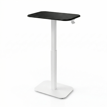Ergohome™ ELEVANCE Table™ - (White Base, Carbon Black Top)