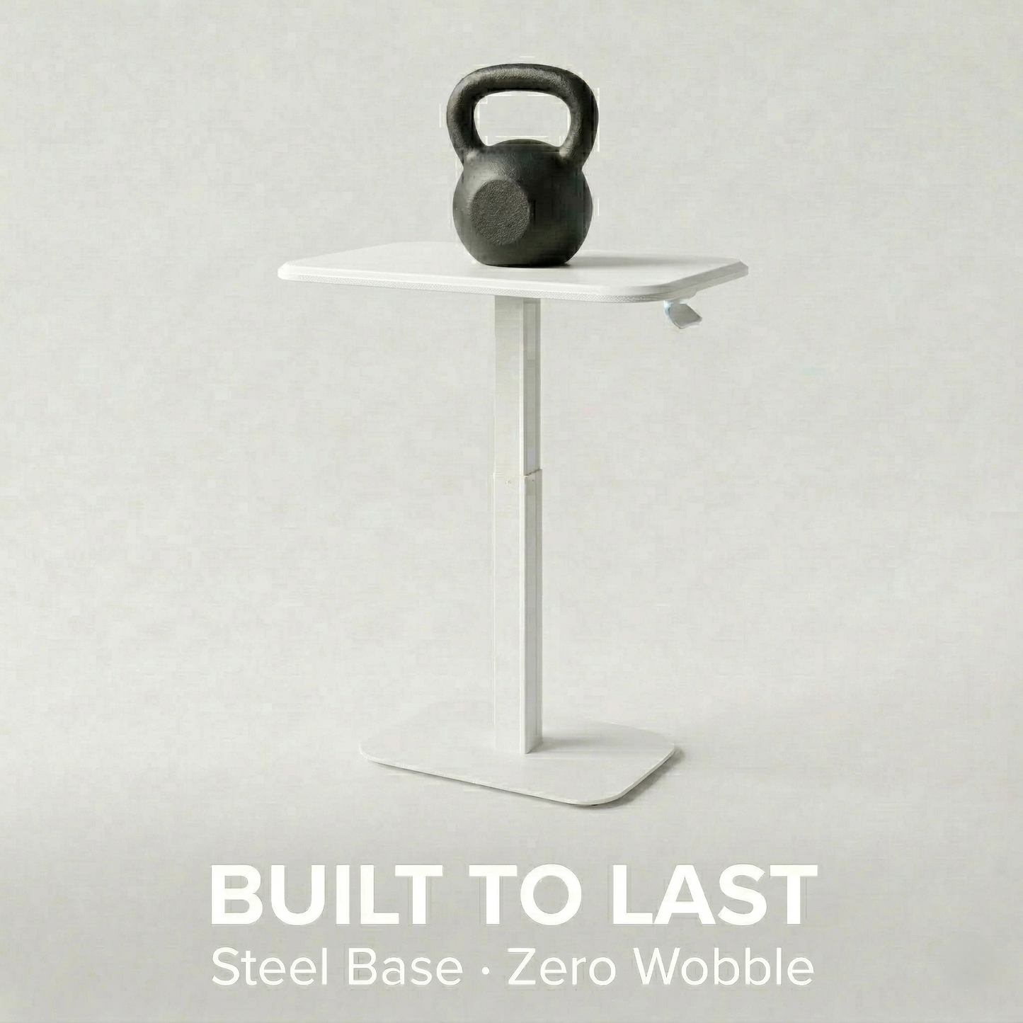 Ergohome™ ELEVANCE Table™ - (White Base, Cloud White Top)