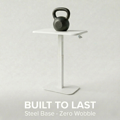 Ergohome™ ELEVANCE Table™ - (White Base, Cloud White Top)