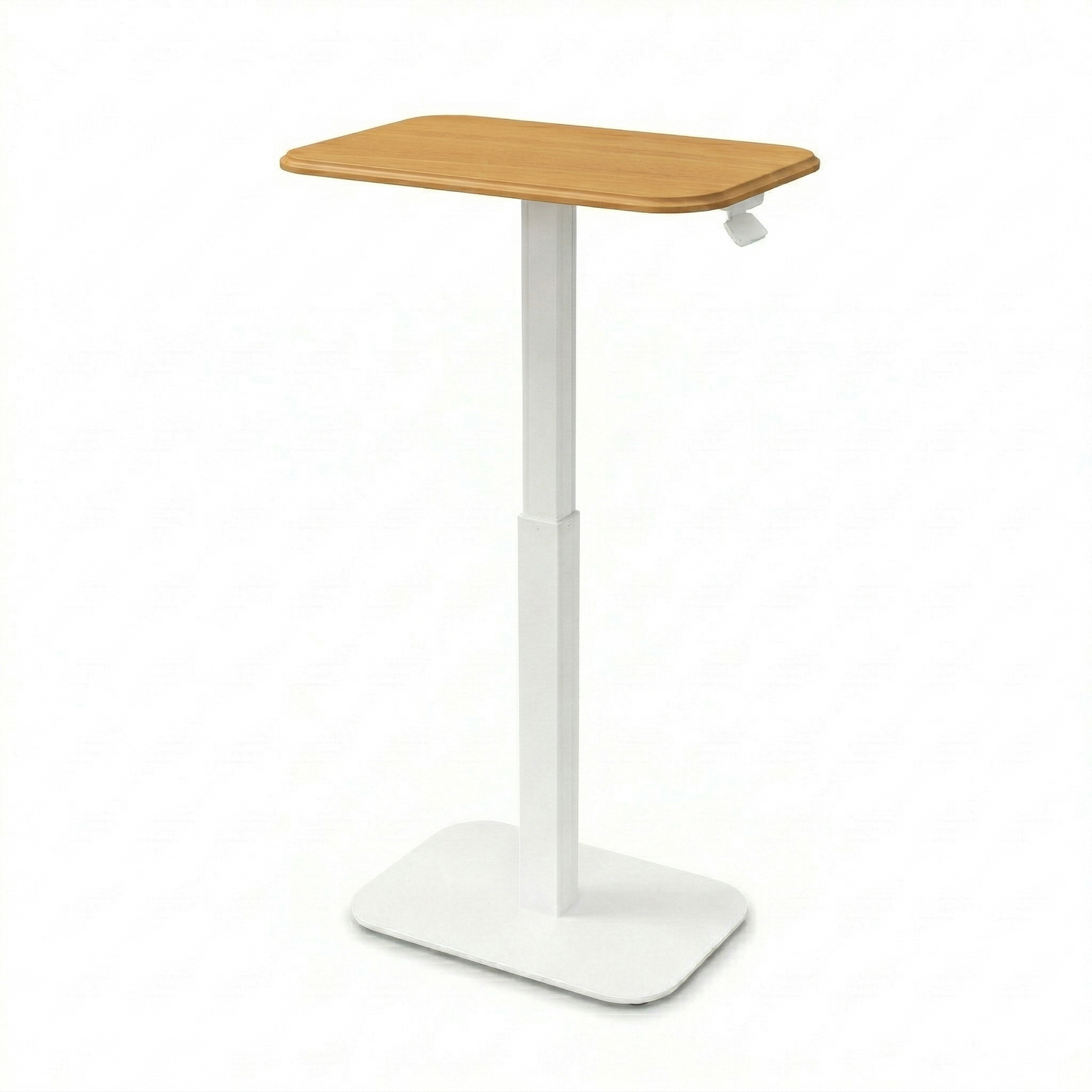 Ergohome™ ELEVANCE Table™ - (White Base, Golden Maple Top)
